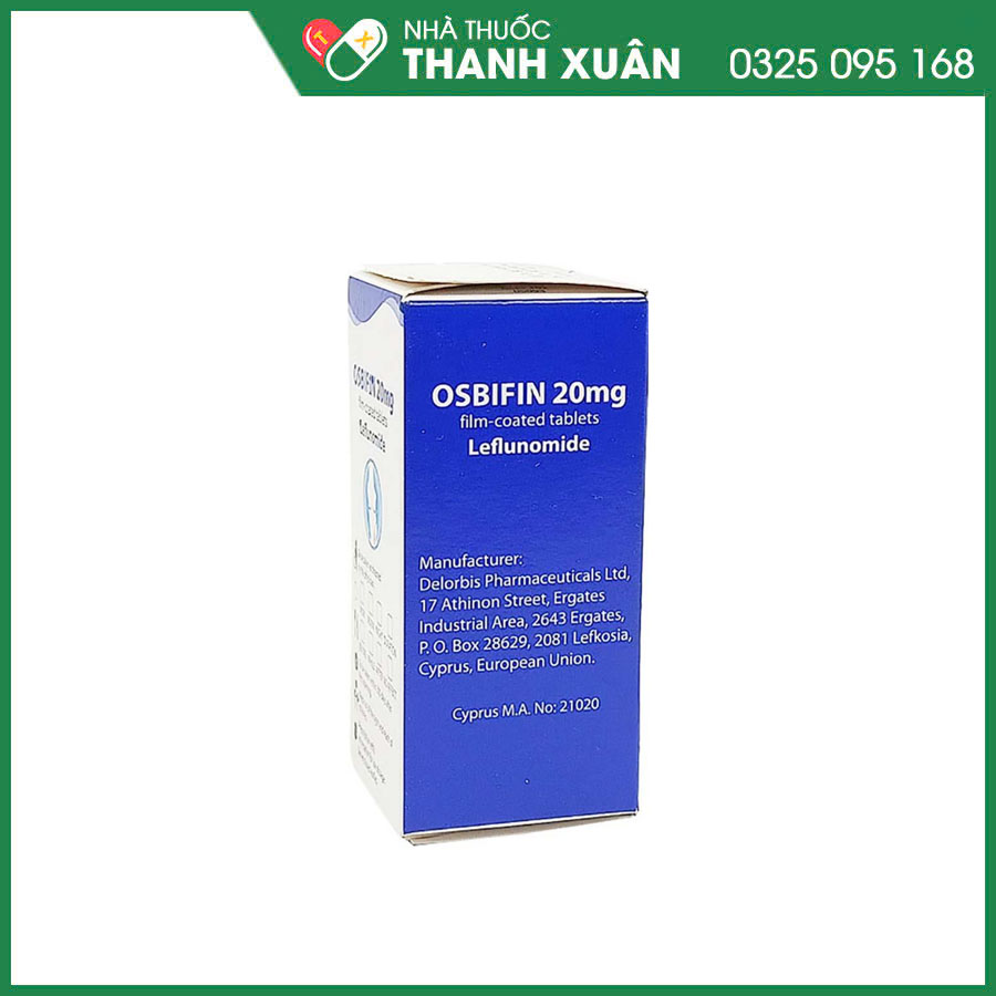 Osbifin 20mg thuốc điều trị trong bệnh viêm khớp dạng thấp thể hoạt động